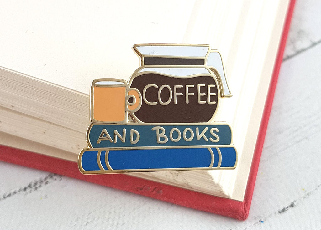 Meet Me At The Bookstore: Our New Book Club Lapel Pins.