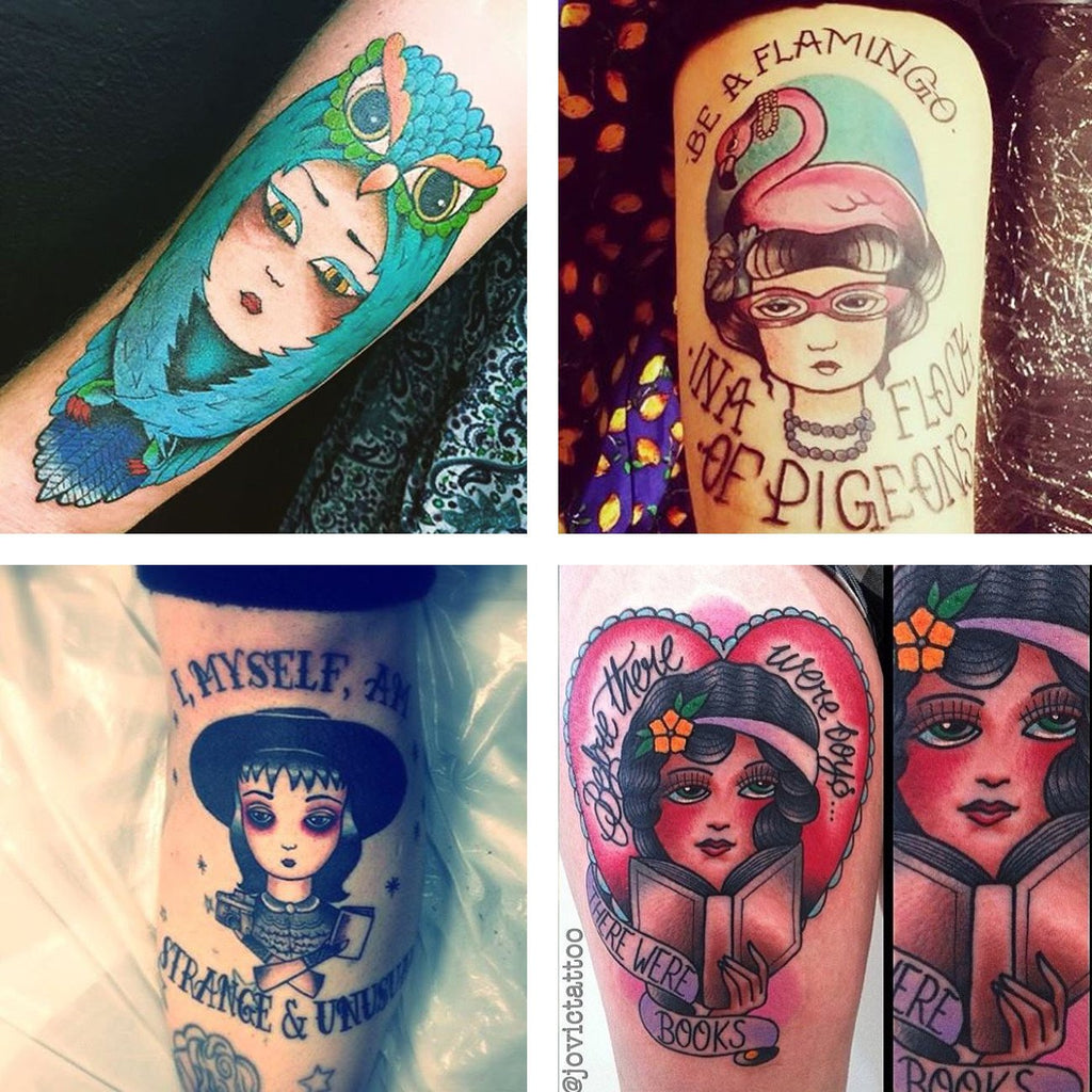 Tattoo Tuesday- Four Tattoos Based On The Artwork Of Jubly-Umph