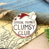 Clumsy Club Official Member Lapel Pin
