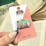 Fantasy Magic Scifi Book Lapel Pin