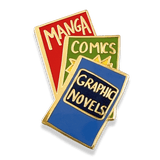 Genre Book Stack Pin Bundle