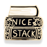 Nice Stack Lapel Pin