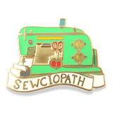 Sewciopath Sewing Machine Lapel Pin