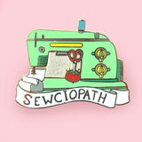 Sewciopath Sewing Machine Lapel Pin