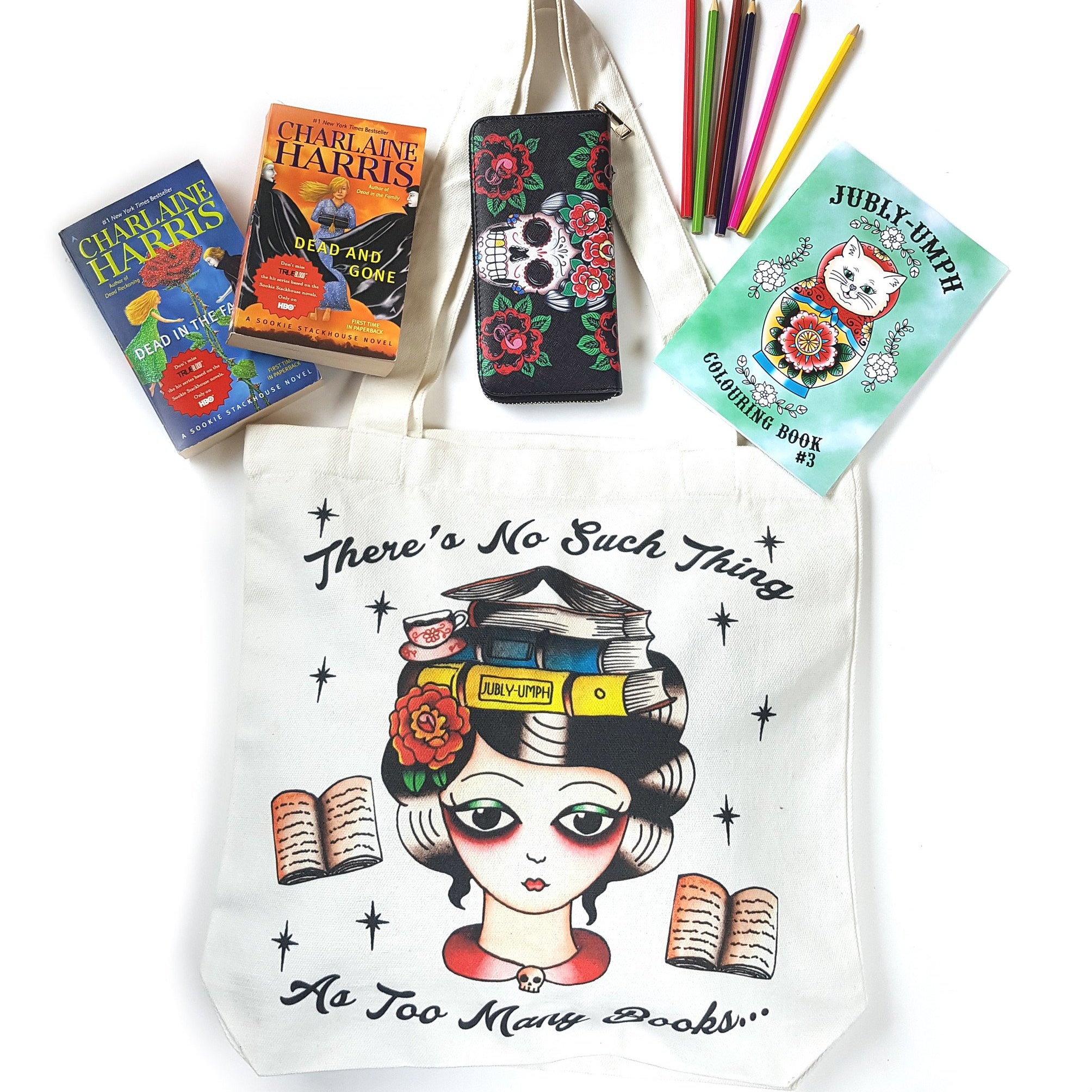 Totes Amazing! New nerdy totes and the stuff we managed to fit in them...