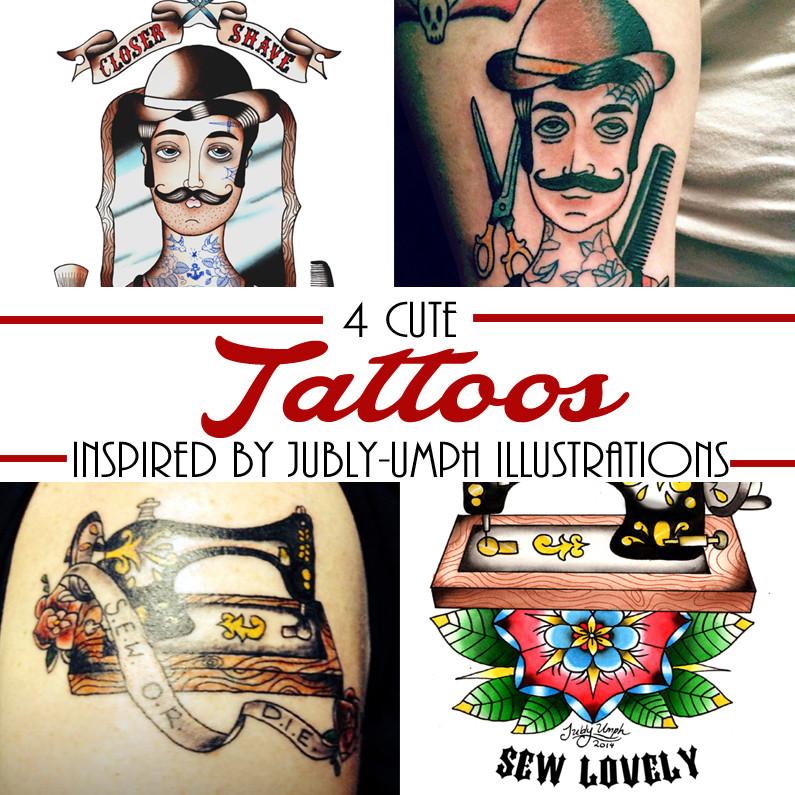 Tattoo Tuesday- 4 Crafty/Kitsch Tattoos Inspired By Jubly-Umph