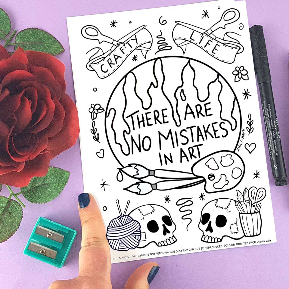 FREE crafty colouring sheets- download and colour! – Jubly-Umph Originals
