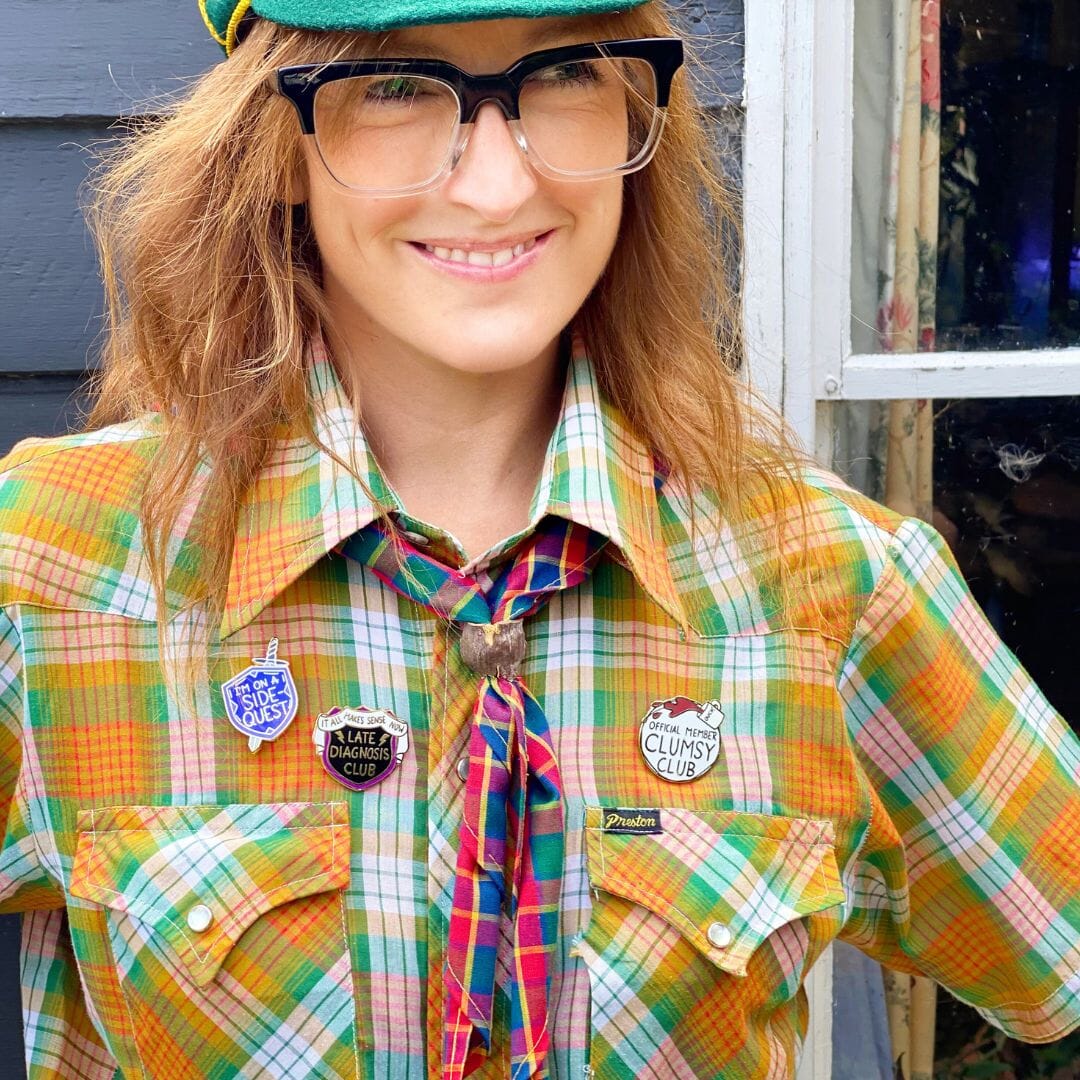Jubly-Umph I’m on a Side-Quest Lapel Pin 