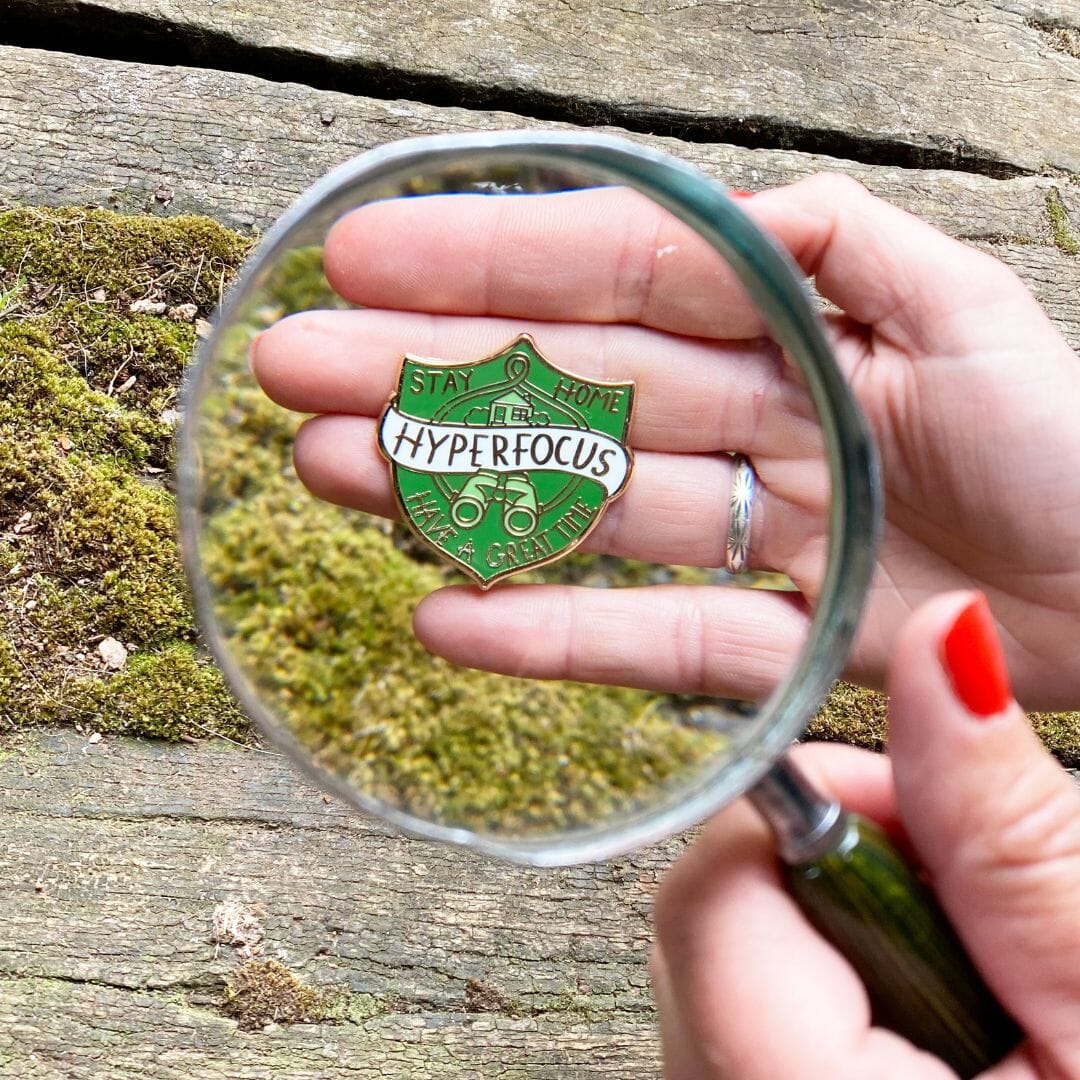 Jubly-Umph Hyperfocus Lapel Pin 