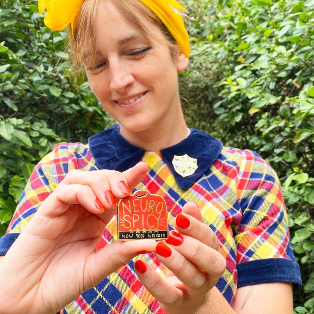 Jubly-Umph Neuro Spicy Lapel Pin 