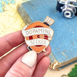 Dopamine Seeker Lapel Pin