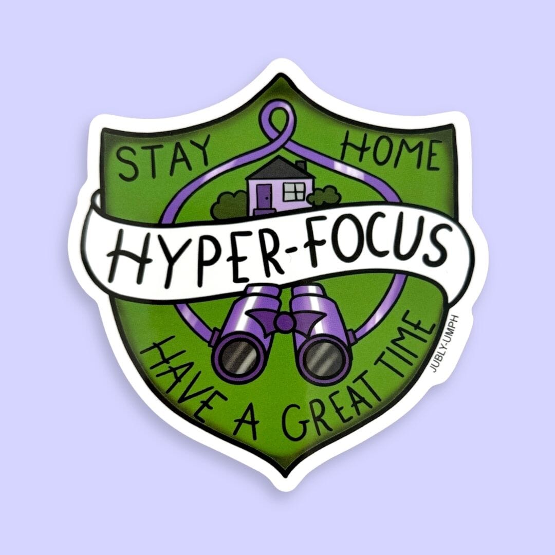 Hyperfocus Perk Icon Hyperfocus Sticker – Jubly-Umph Originals