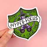 Hyperfocus Sticker