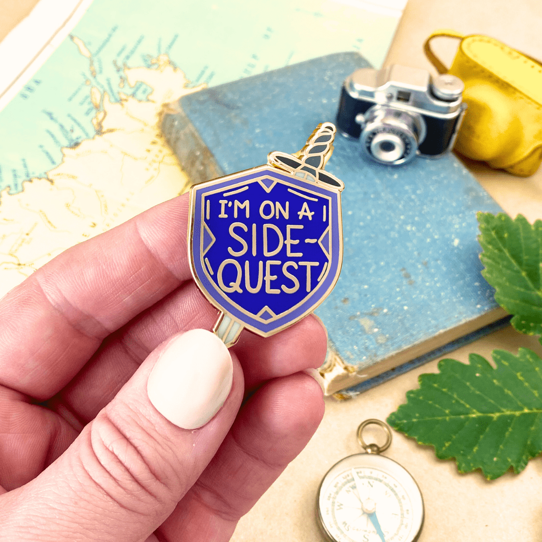 Jubly-Umph I’m on a Side-Quest Lapel Pin 