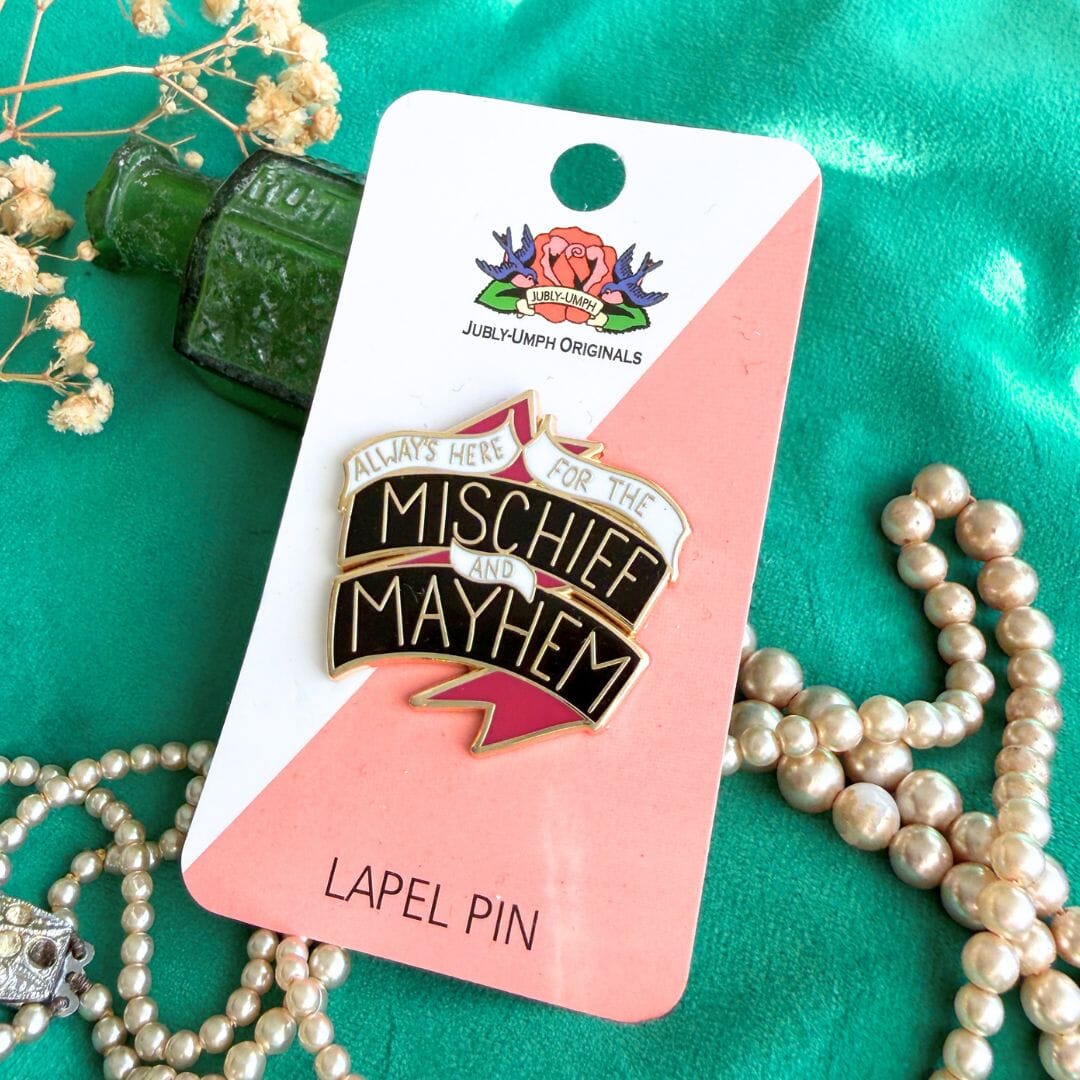 Mischief And Mayhem Lapel Pin