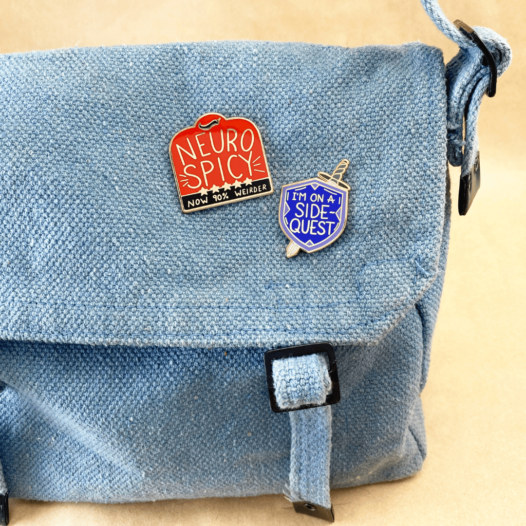 Jubly-Umph I’m on a Side-Quest Lapel Pin 