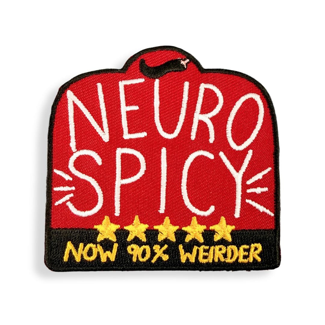 Neuro-Spicy Embroidered Patch