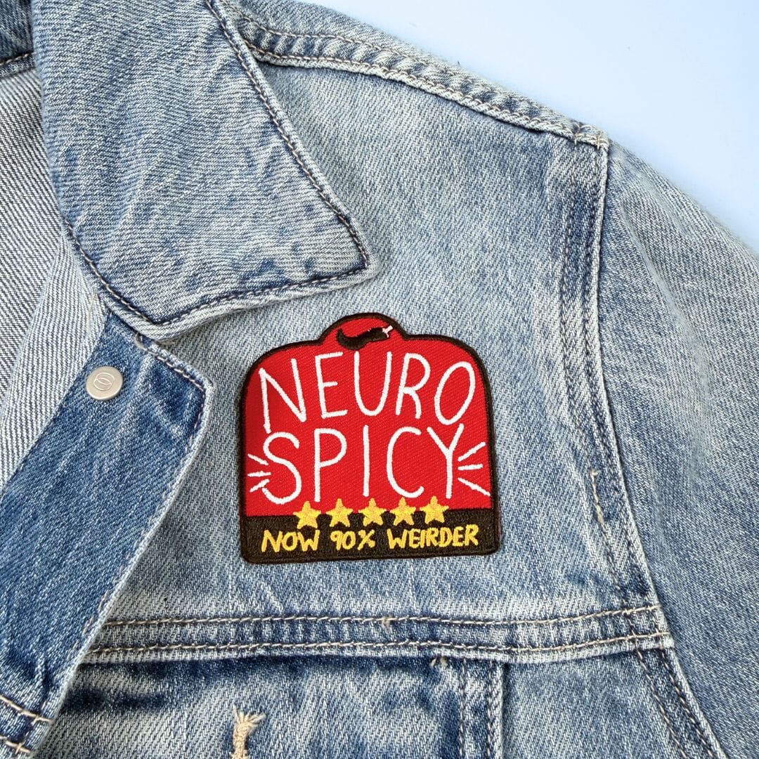 Neuro-Spicy Embroidered Patch
