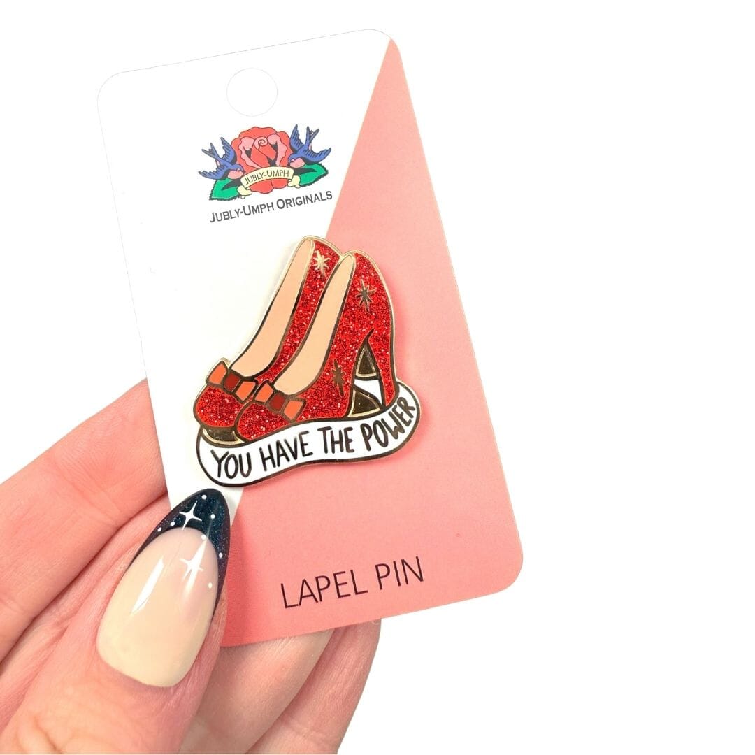 You Have The Power Pin on backing card in hand