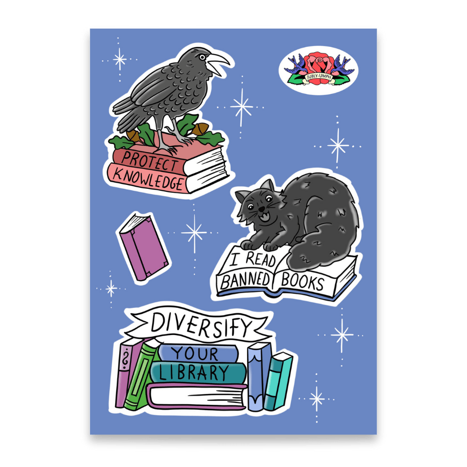 Book Rebels A6 Sticker Sheet – Jubly-Umph Originals