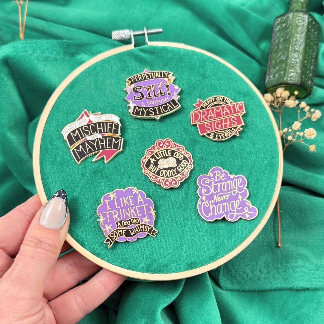 Be Strange Never Change Collection 6 Lapel Pin Bundle