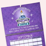 Bookish Things 2026 Calendar