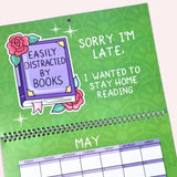 Bookish Things 2026 Calendar