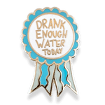 Pin with 'Drank Enough Water Today' text on a white background
