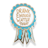 Pin with 'Drank Enough Water Today' text on a white background