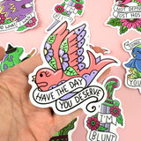 The Intimidating Sticker Bundle