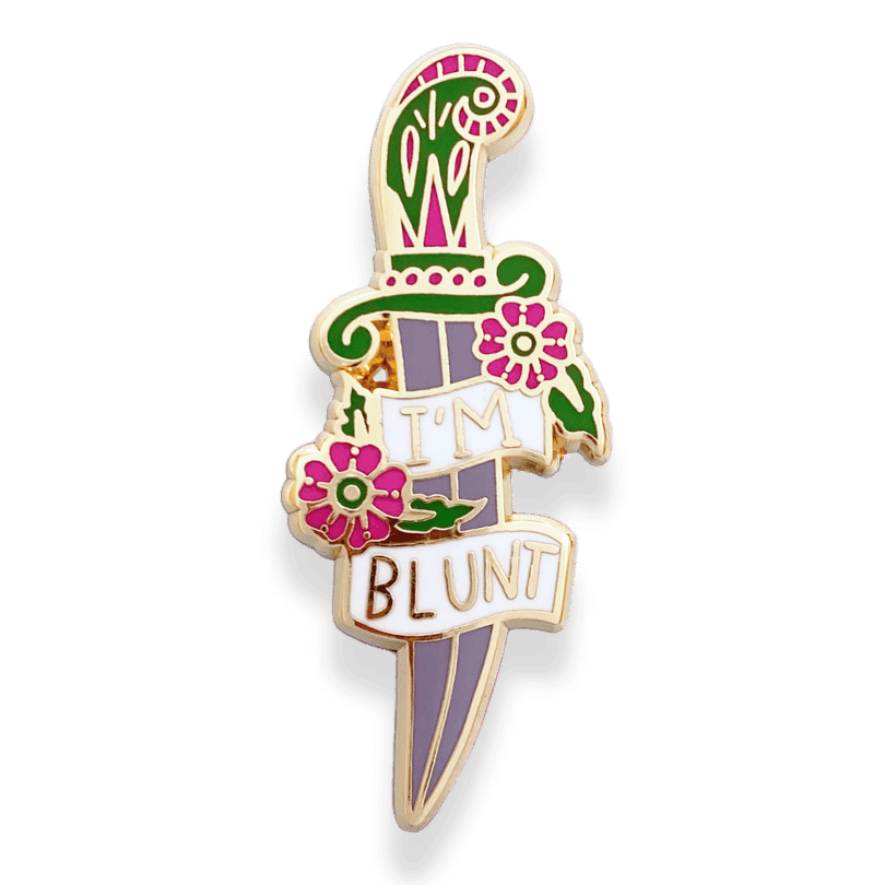 I'm blunt dagger pin