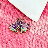 Measure Twice Cuss Once Lapel Pin