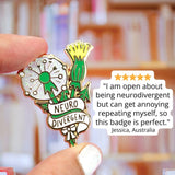 Neuro-divergent Lapel Pin