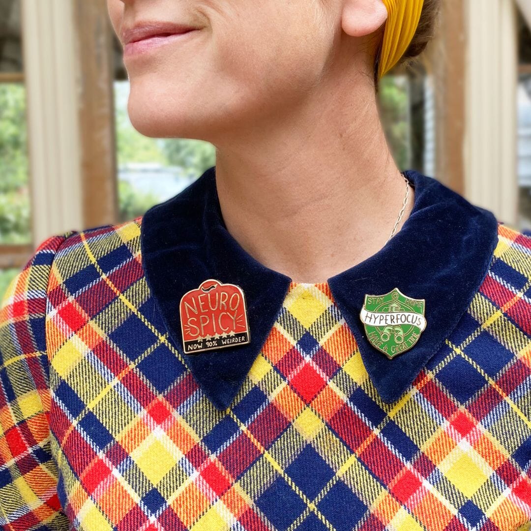 Jubly-Umph Neuro Spicy Lapel Pin 