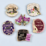 I Make, Therefore I Am Lapel Pin