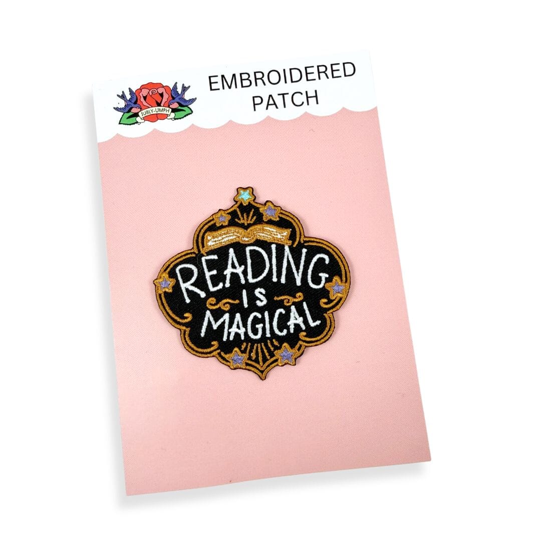 Reading Is Magical Embroidered Patch