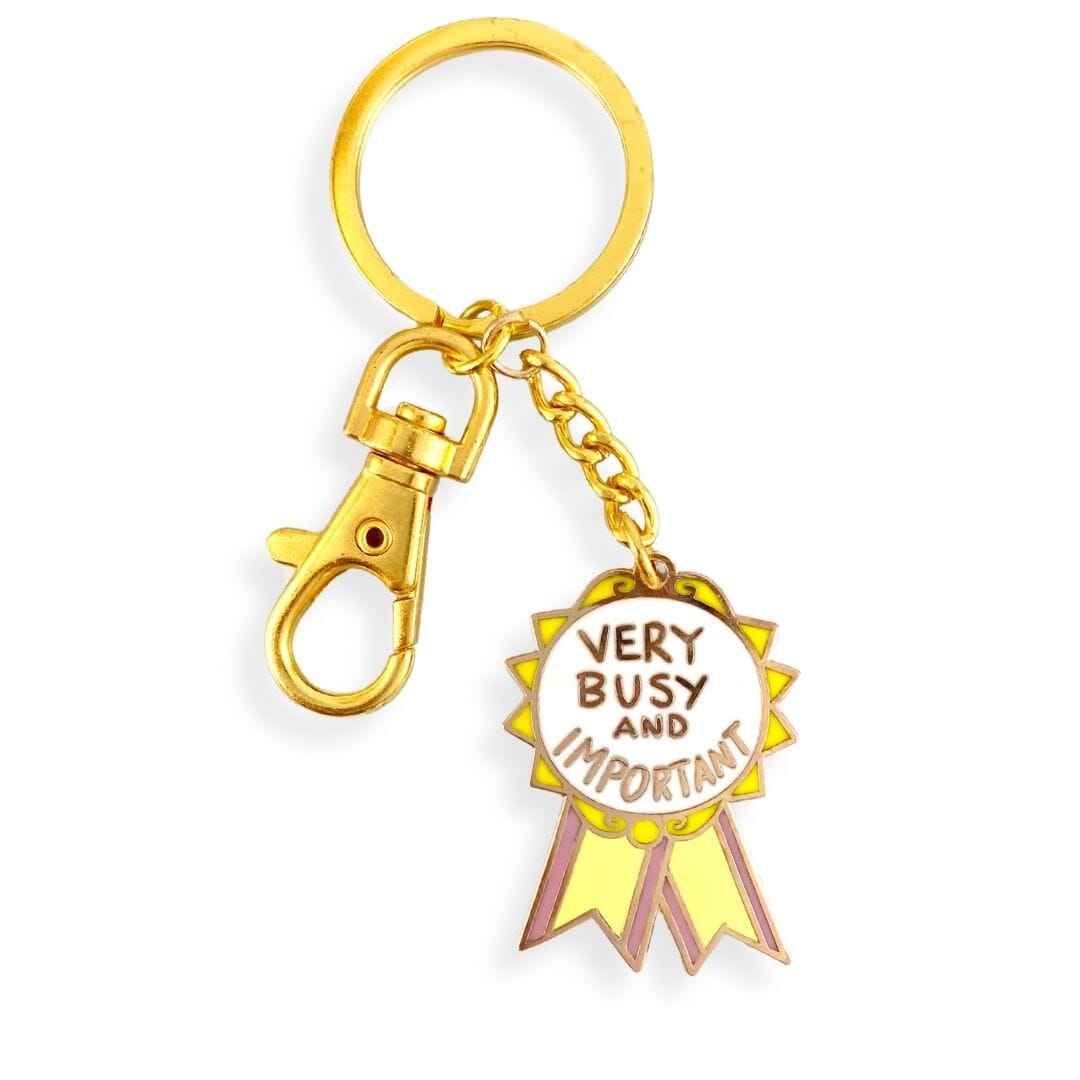Very Key Chain Very Busy And Important Keychain – Jubly-Umph Originals
