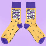 Strong Sassy Sweary Socks- Unisex Medium