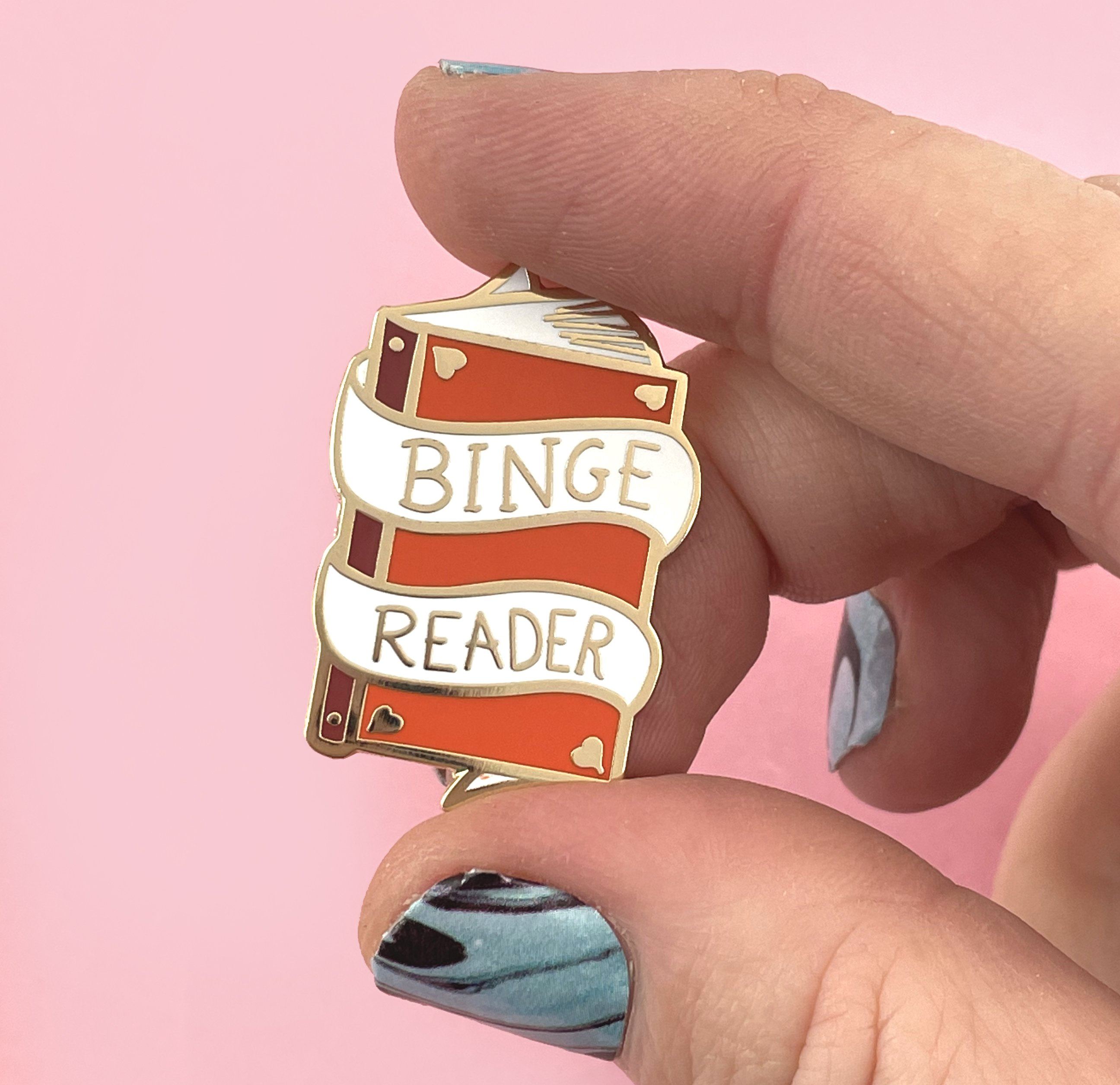 GDHY Book Enamel Pin Book Brooches Magic Book Magic ball Roll of paper  Reading Badges Literary