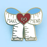 Make Do And Mend Lapel Pin