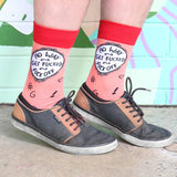 No Way Get Fucked Fuck Off Socks - Unisex Medium